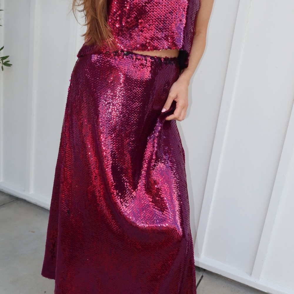 Vintage CHANEL two piece Skirt and top set - Picture 3 of 13